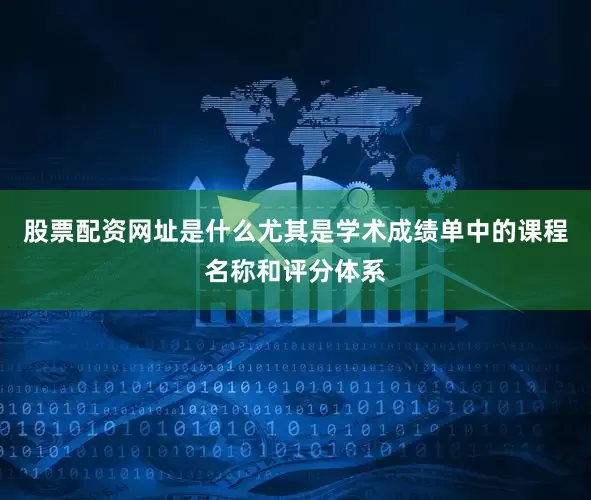 股票配资网址是什么尤其是学术成绩单中的课程名称和评分体系